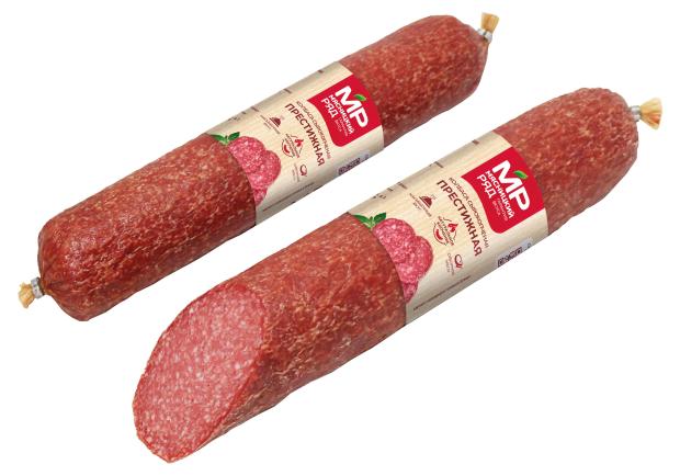 

Колбаса Мясницкий ряд Престиж (0,3-0,7 кг), 1 упаковка ~ 0,5 кг