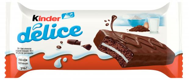 

Пирожное Kinder Delice бисквитное, 39 г