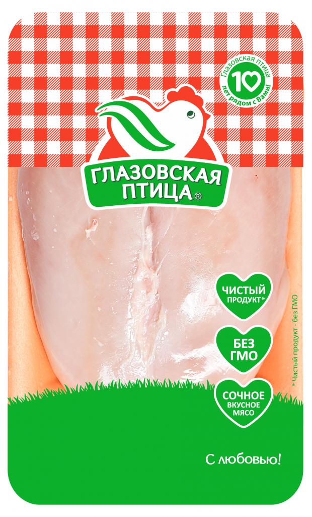Грудка цыпленка-бройлера Глазовская птица (0,6-0,9 кг), 1 упаковка ~ 0,8 кг