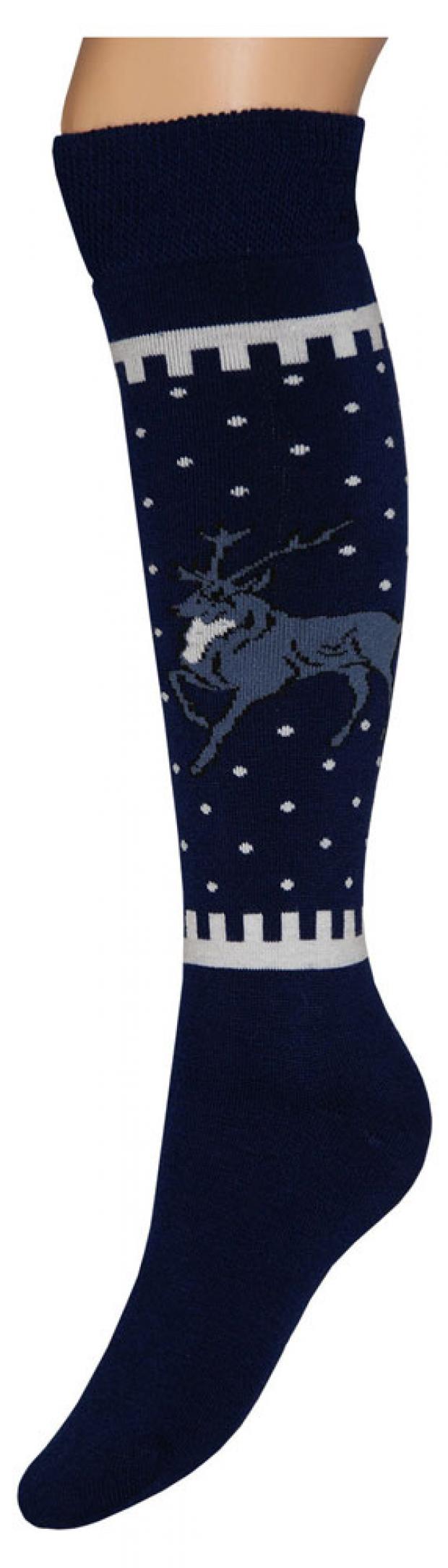 

Гольфы женские ХОХ Z-1384 зимние синие, р.23