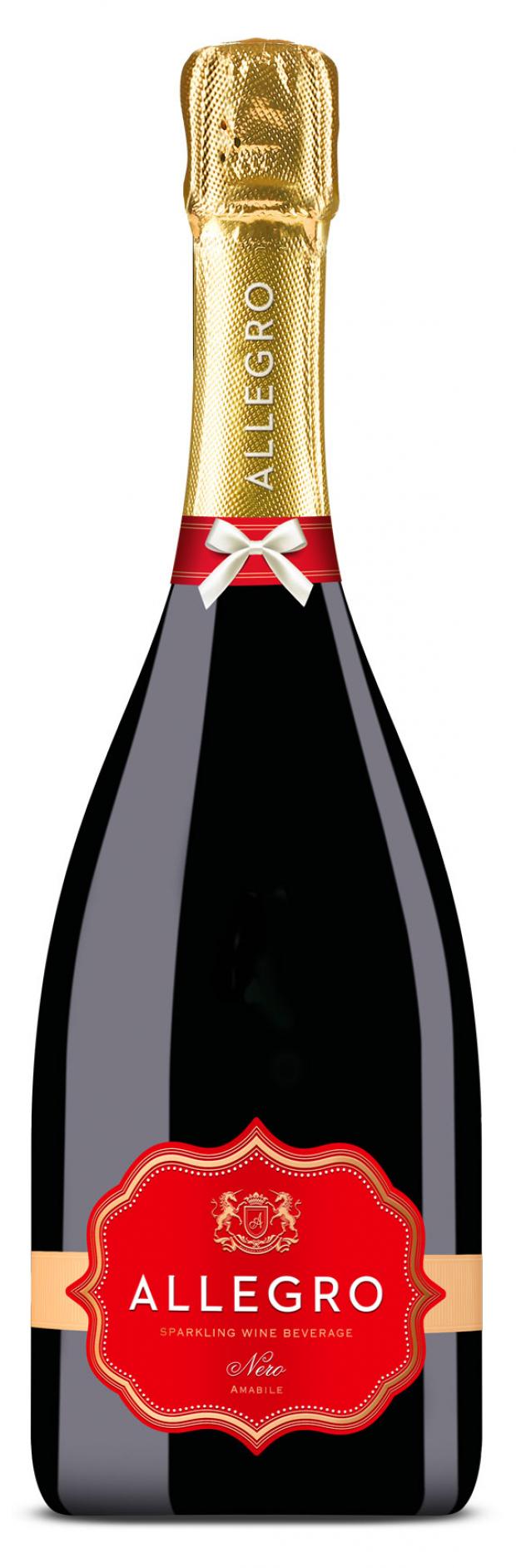 

Плодовый алкогольный продукт Allegro Nero красный полусладкий Россия, 0,75 л