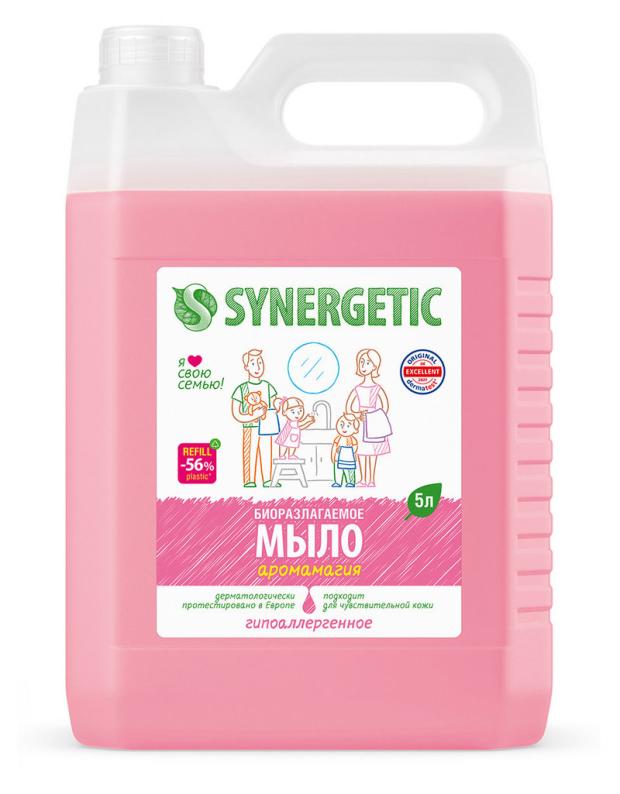 

Жидкое мыло для рук и тела Synergetic Аромамагия биоразлагаемое, 5 л