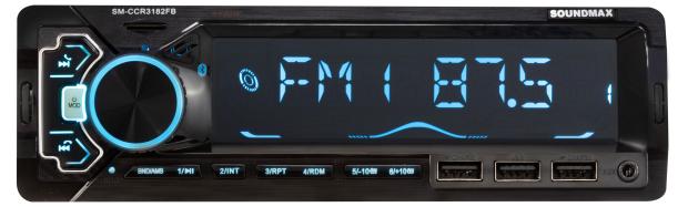 Автомагнитола Soundmax SM-CCR3182FB автомагнитола soundmax sm ccr3182fb 1din