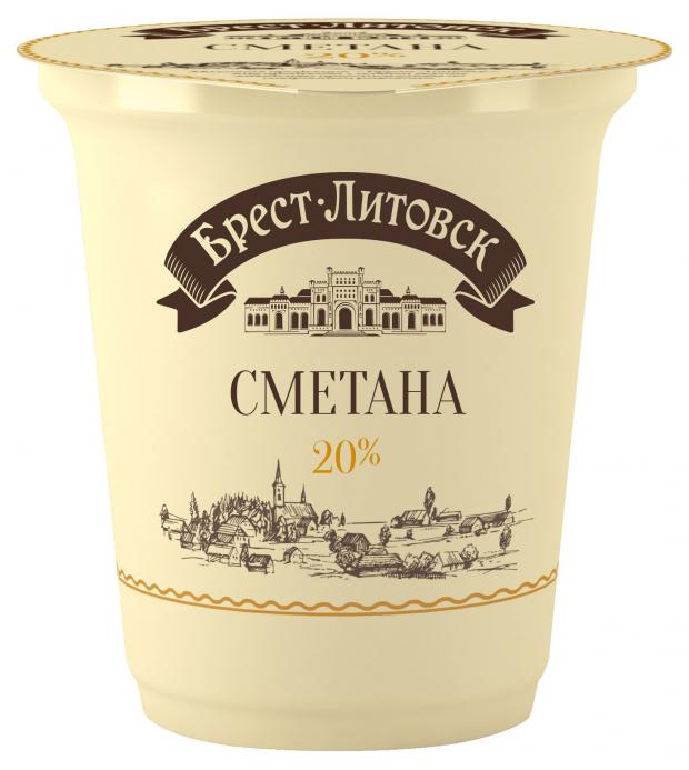 

Сметана Брест-Литовск 20%, 315 г
