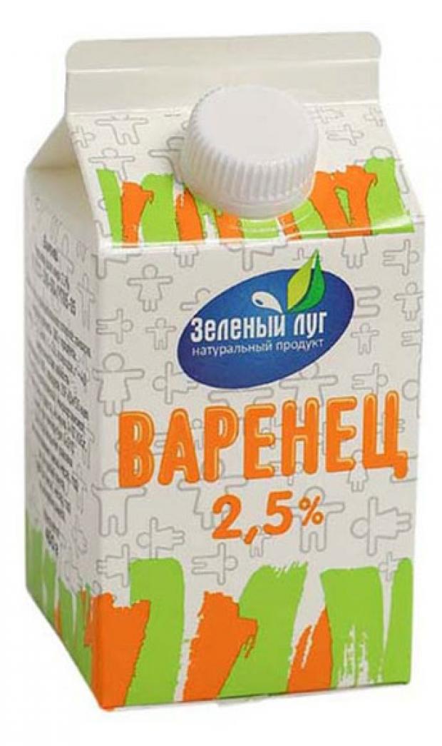 Варенец Зеленый луг 2,5%, 450 мл