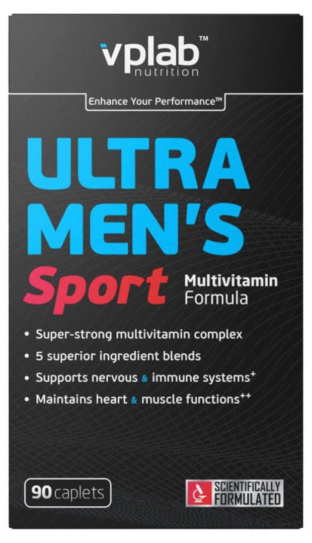 

Комплекс витаминно-минеральный VPLab Ultra Mens Sport Multivitamin Formula, 90 каплет