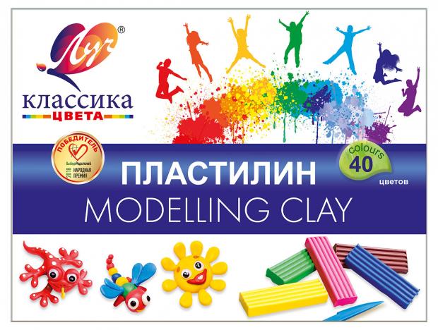 

Пластилин Луч Классика, 40 цветов