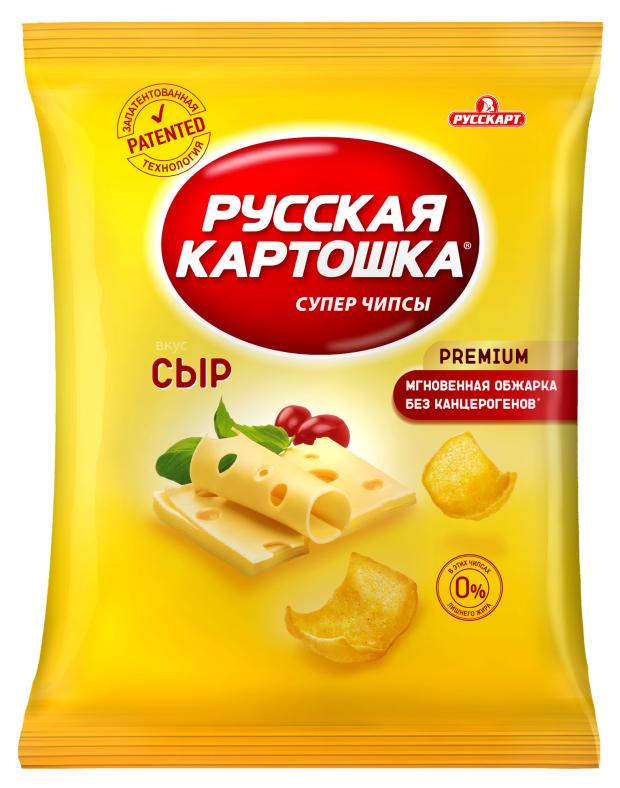 Чипсы Русская картошка со вкусом сыра, 140 г