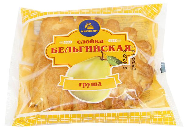 Слойка Каравай Бельгийская груша, 70 г