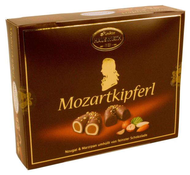 

Конфеты HAUSWIRTH Mozartkipferl c начинкой из нуги и марципана, 100 г