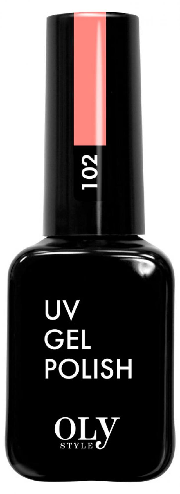 

Гель-лак для ногтей UV Olystyle OLS-GL нежный коралл тон 102, 10 мл