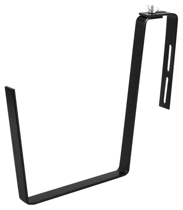 

Крепление для балконного ящика регулируемое черное, 2,2x31x24,5 см
