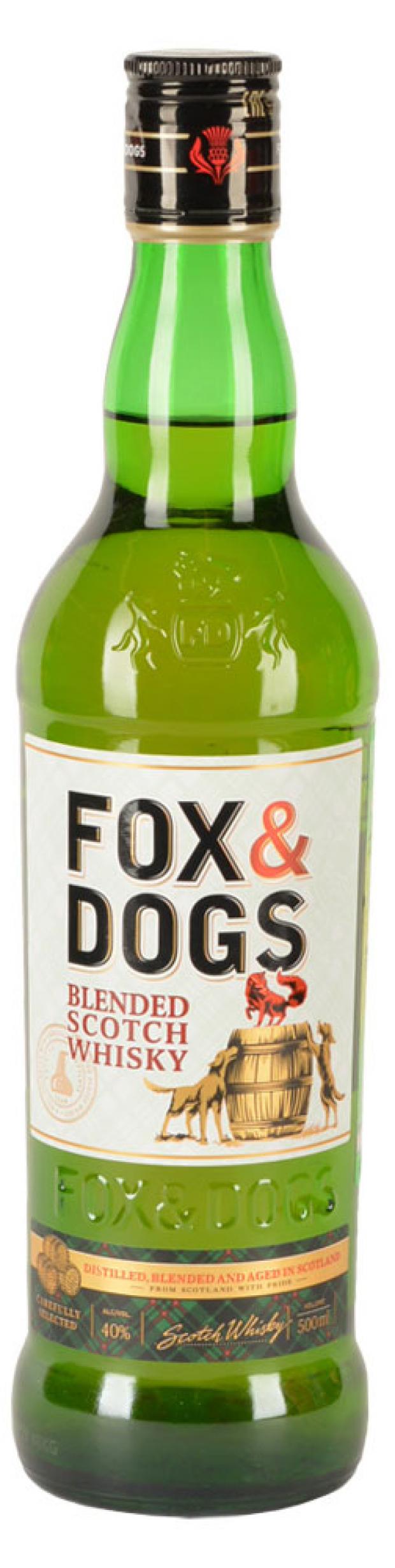 виски fox Виски Fox&Dogs Россия, 0,5 л