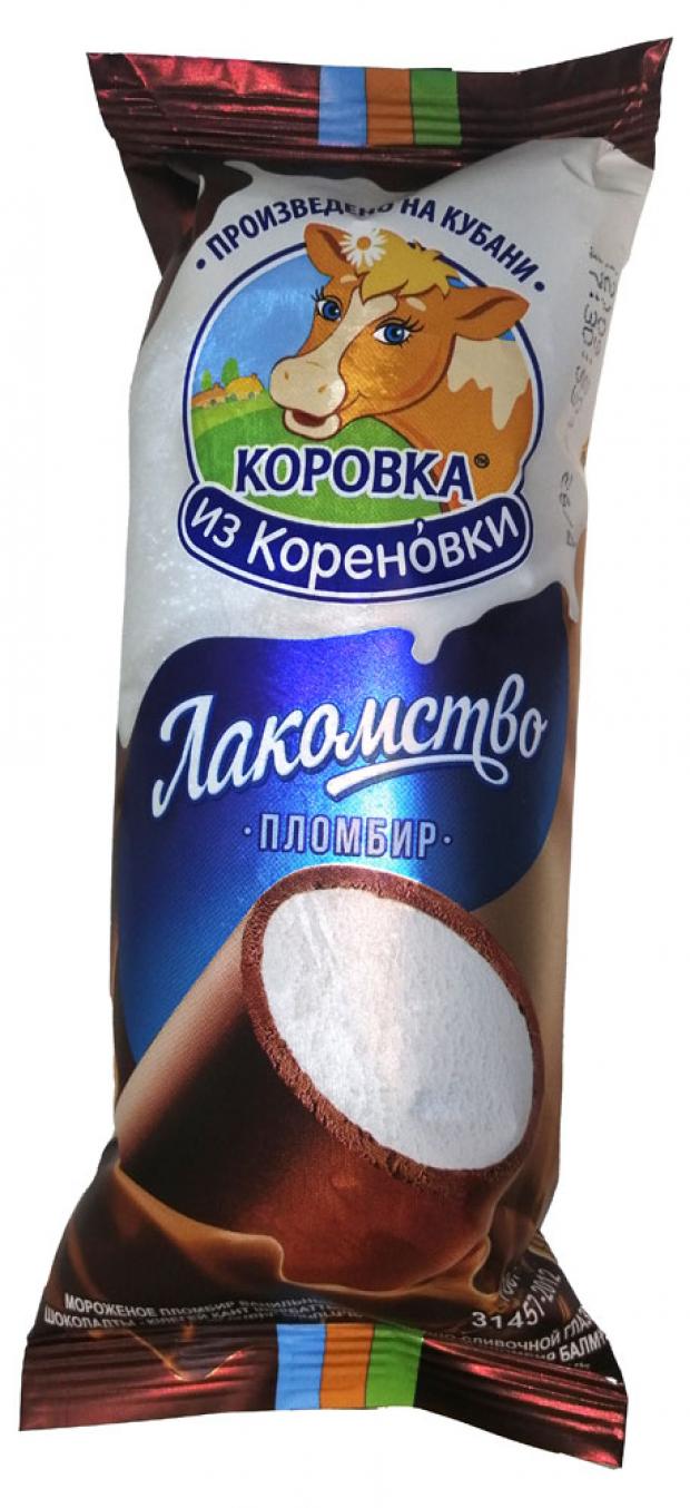 Мороженое Коровка из Кореновки пломбир ванильный в шоколаде 15% БЗМЖ, 90 г