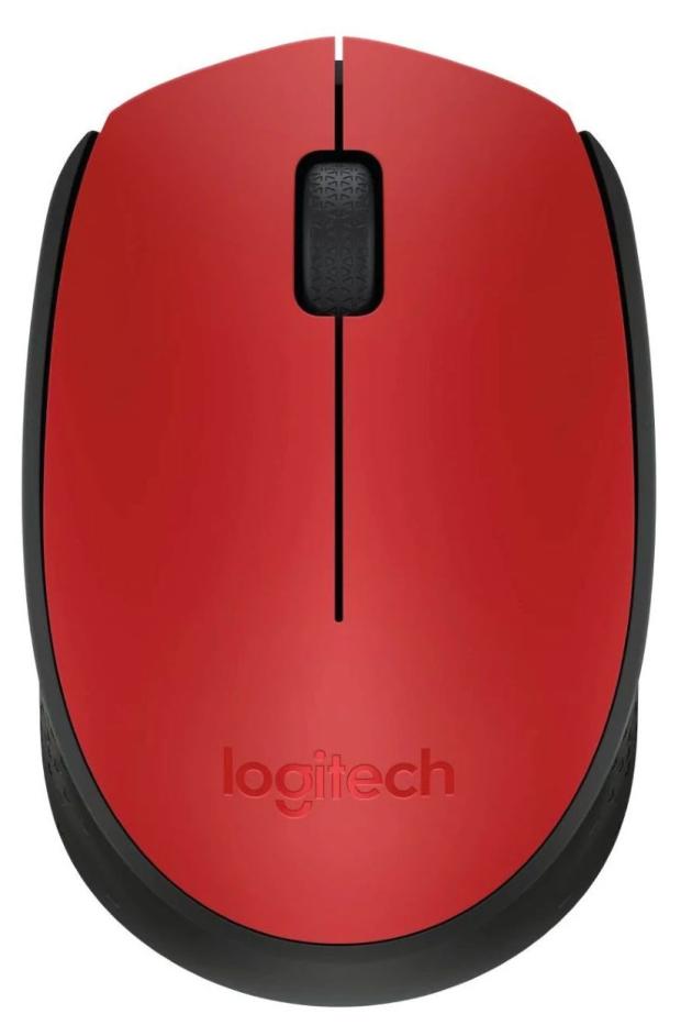 Мышь беспроводная Logitech M170 красная мышь беспроводная logitech m170 black