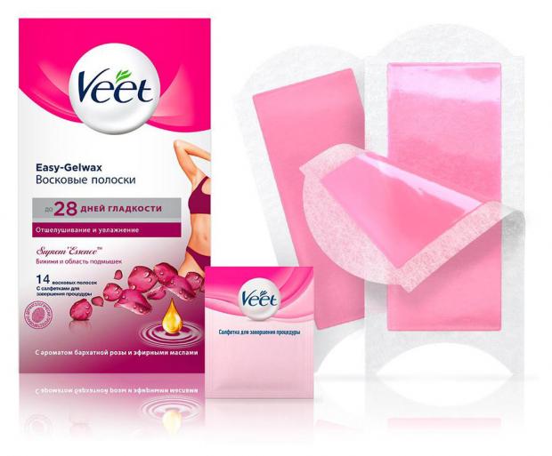 

Восковые полоски для зоны бикини Veet, 14 шт