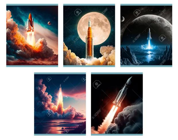 

Тетрадь Listoff Полет A5 клетка, 96 л