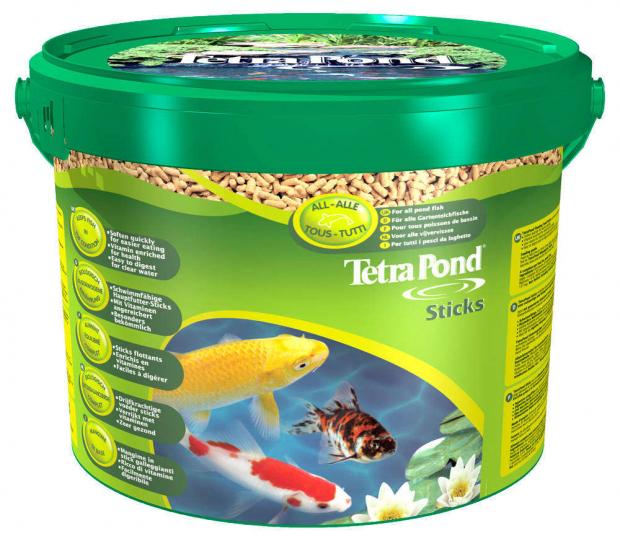 Сухой корм для прудовых рыб Tetra Pond Sticks, 10 л