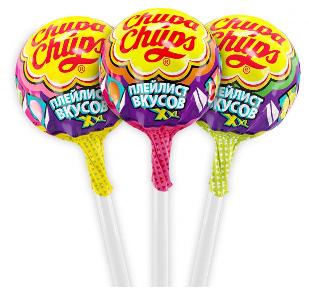 Карамель на палочке Chupa Chups XXL Flavors Playlist, 29 г