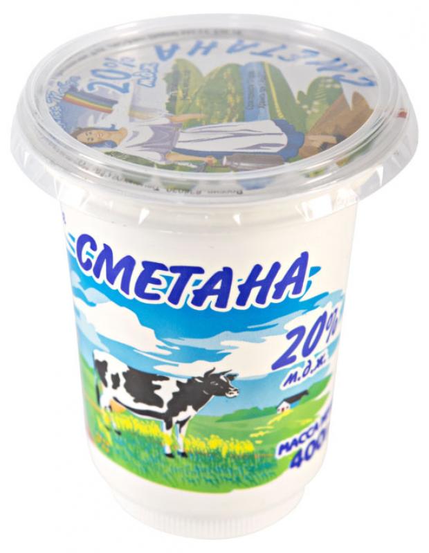 Сметана Нижняя Тавда 20%, 300 г