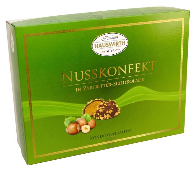 Конфеты HAUSWIRTH Nusskonfekt с фундуком, 180 г