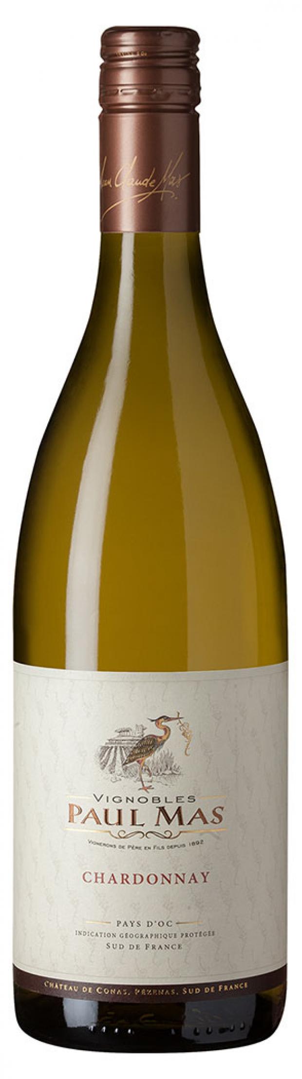 Вино Paul Mas Chardonnay белое сухое Франция, 0,75 л