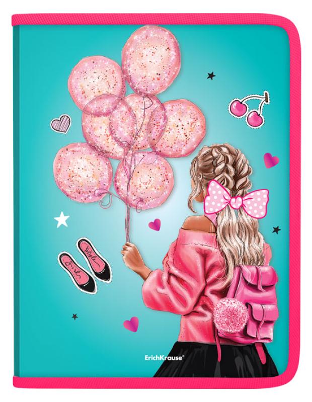 

Папка для тетрадей на молнии ErichKrause Girly Day А4+