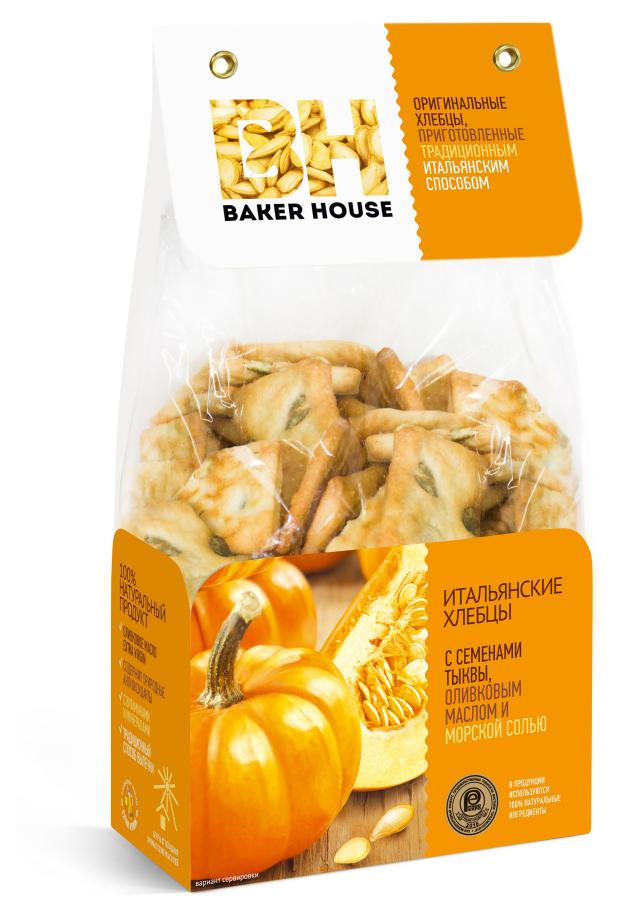 

Хлебцы Baker House с семенами тыквы, 250 г