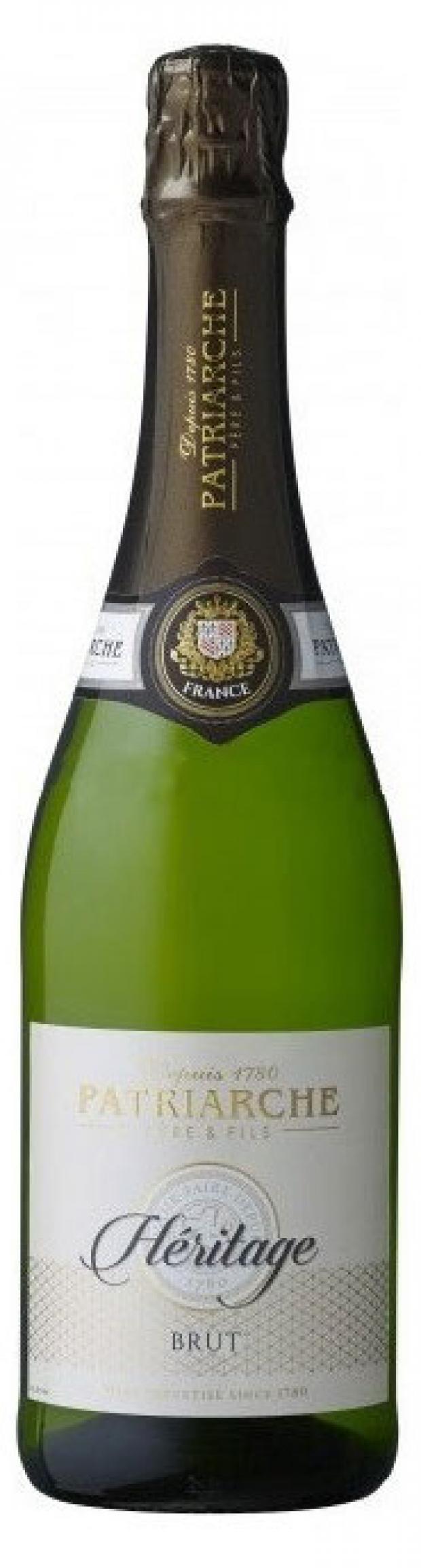 Игристое вино Patriarche Heritage Brut белое брют Франция, 0,75 л игристое вино leopold leman cremant de bordeaux белое брют франция 0 75 л