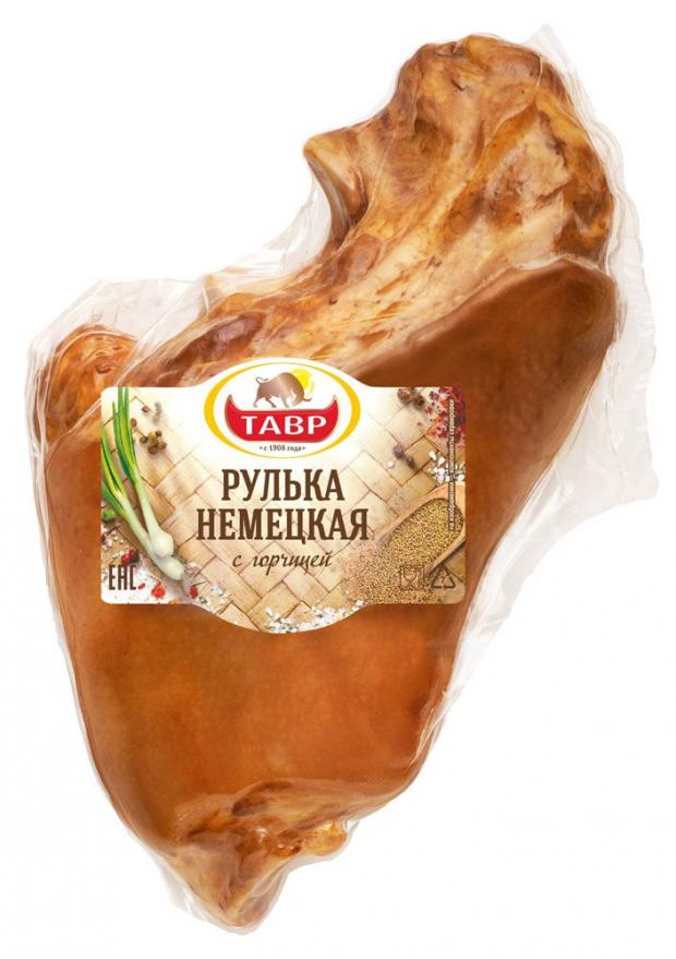 Рулька Тавр Немецкая с горчицей (0,6-0,9 кг) , 1 упаковка ~ 0,7 кг