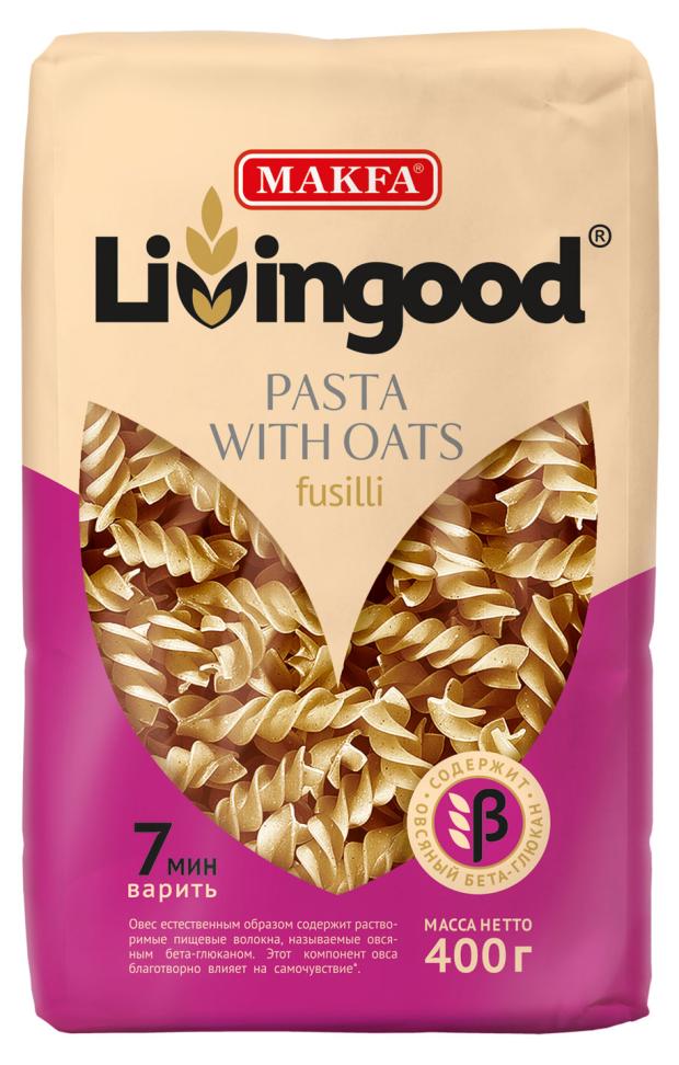 

Макаронные изделия Makfa Livingood Fusilli овсяные, 400 г