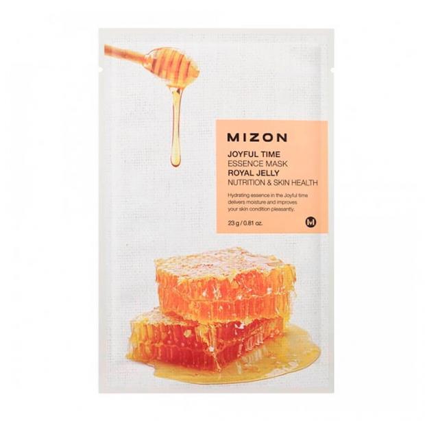 

Маска для лица Mizon Joyful Time Essence Mask Royal Jelly тканевая, 23 мл