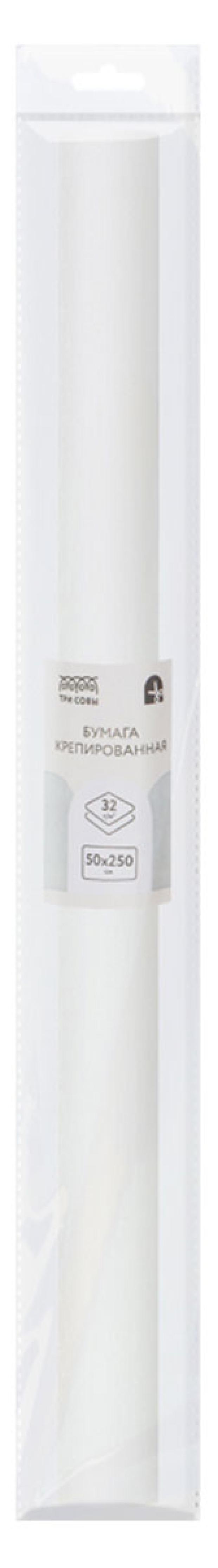Бумага крепированная Три Совы 50х250 см 32г/м2