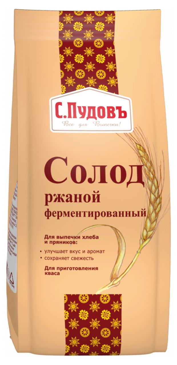 Смесь для выпечки С.Пудовъ солод ржаной ферментированный, 300 г водка солодовая ржаной солод россия 0 5 л