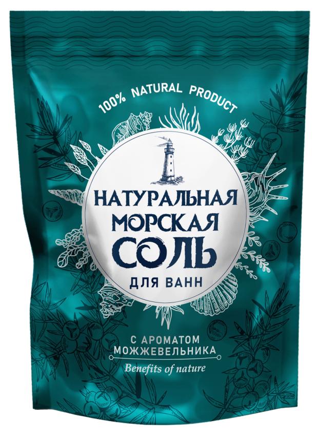 

Соль морская для ванн Натуральная Можжевельник, 1,1 кг