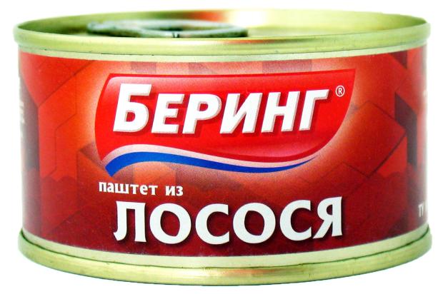 Паштет из лосося Беринг, 125 г