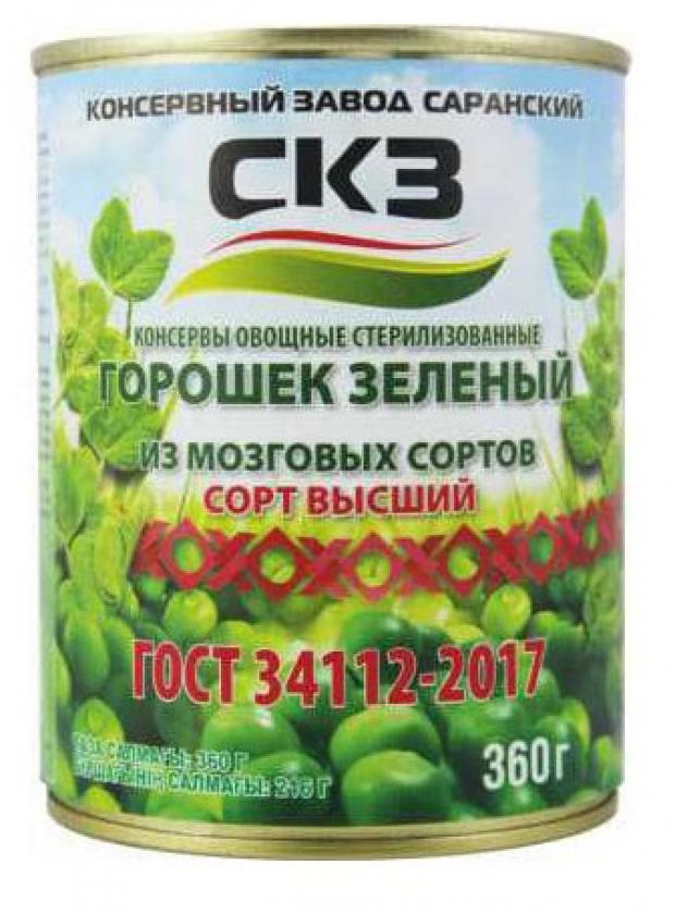 Горошек зеленый СКЗ консервированный, 360 г