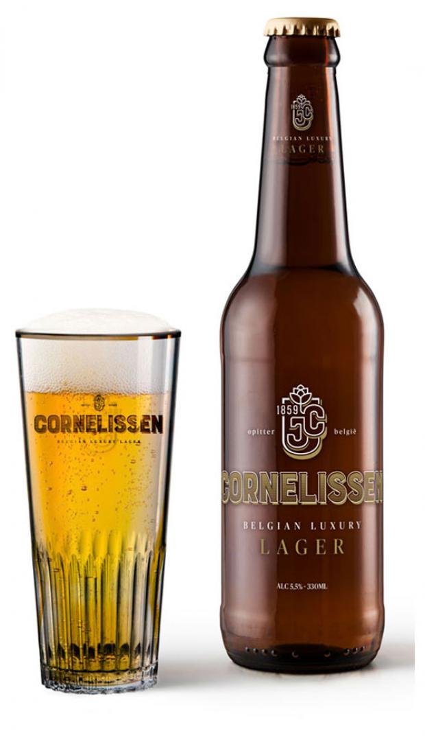 Пиво Cornelissen Lager светлое фильтрованное 5,5%, 330 мл