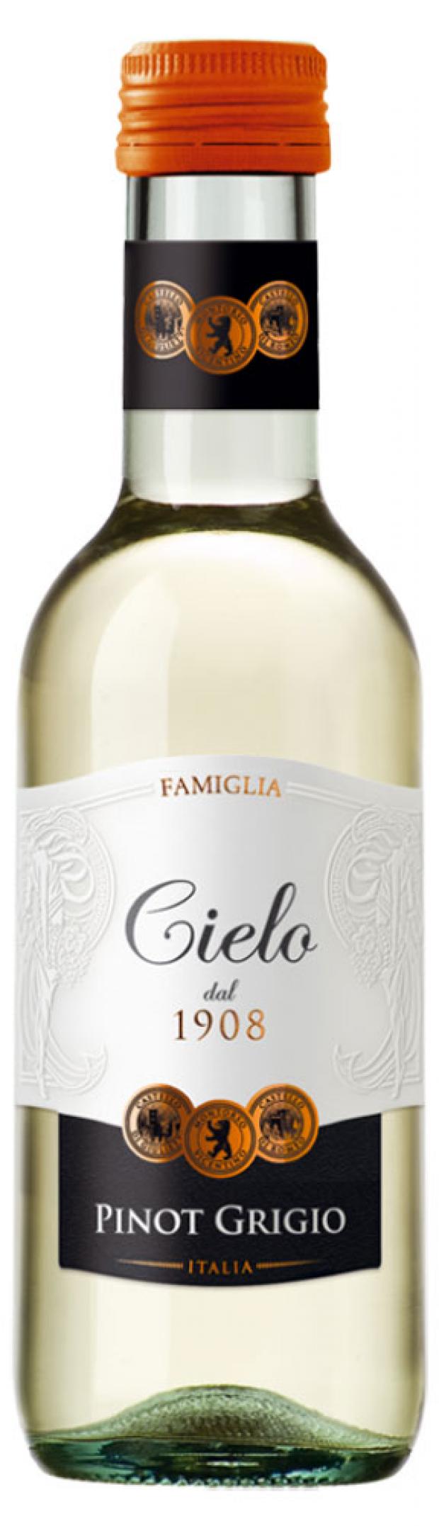

Вино Cielo белое полусухое Италия, 0,187 л
