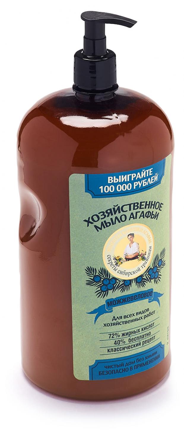 

Мыло жидкое хозяйственное Рецепты Бабушки Агафьи Можжевеловое, 2 л