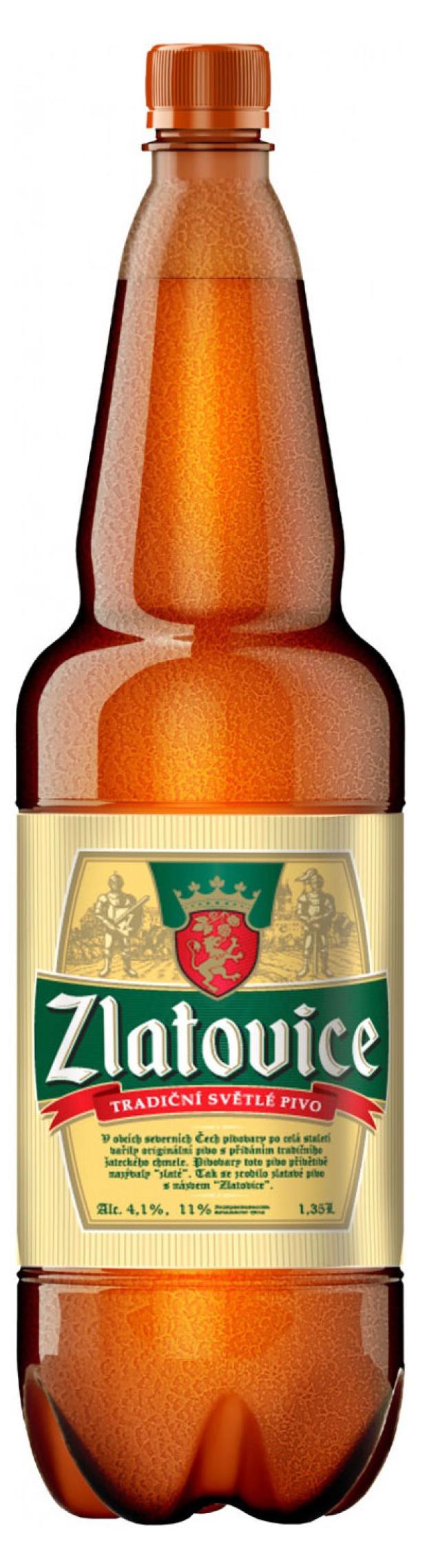 

Пиво Zlatovice светлое фильтрованное 4,1%, 1,35 л