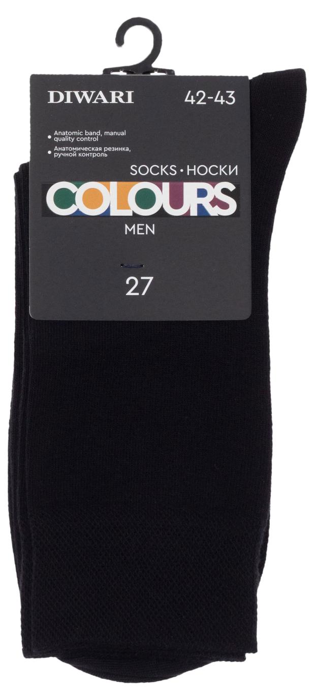 

Носки мужские DIWARI Colours черные, размер 27