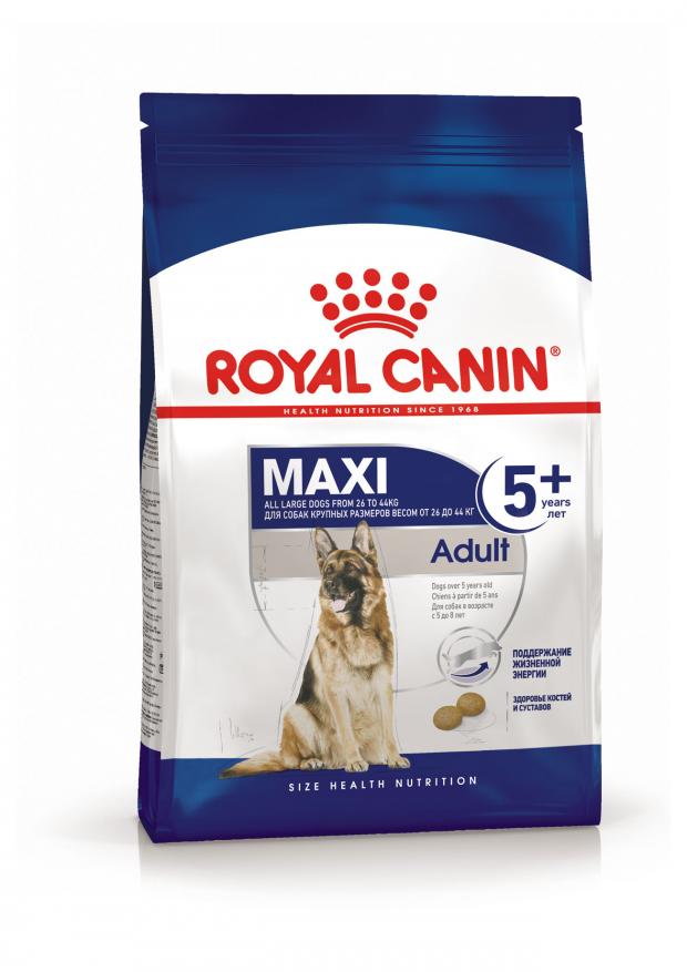 Корм для собак Royal Canin Maxi Adult 5+ от 26 кг до 44 кг, 15 кг