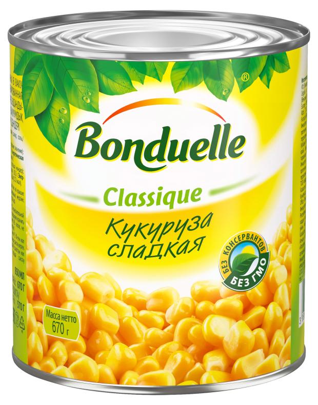 

Кукуруза BONDUELLE сладкая, 670 г