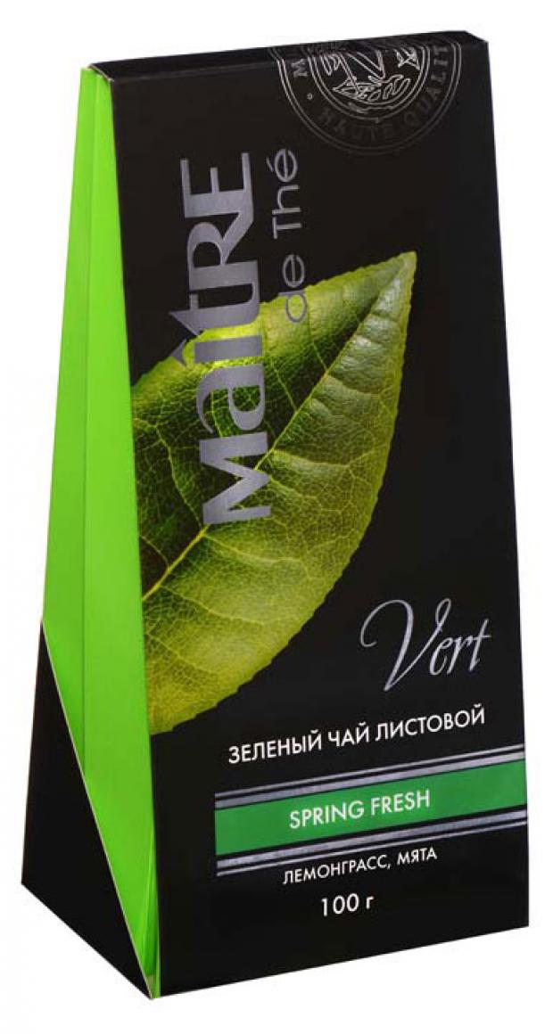 Чай зеленый Maitre de The Spring Fresh, 100 г