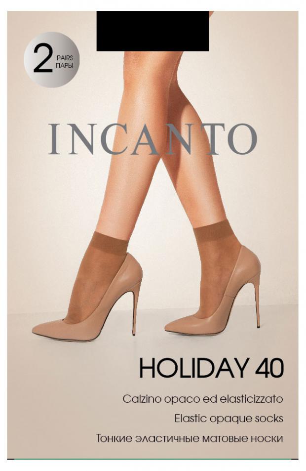 

Носки женские INCANTO Holiday 40 Nero U/A, 2 пары