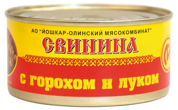 Свинина ЙОЛА с горохом и луком, 325 г