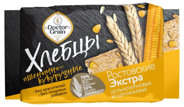 

Хлебцы хрустящие Doctor Grain пшенично-кукурузные Ростовские экстра, 60 г