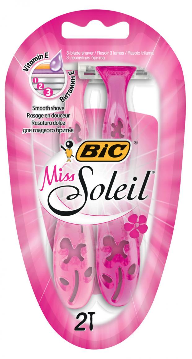 Бритва женская BIC Miss Soleil, 2 шт