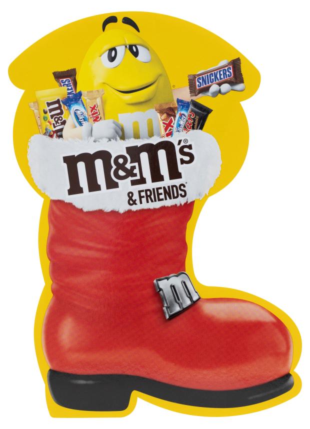 

Подарок новогодний сладкий M&M's Friends Сапог, 183 г